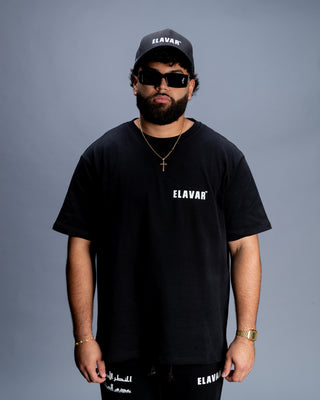 ELAVAR PREMIUM T-SHIRT (CLOUDS) Black