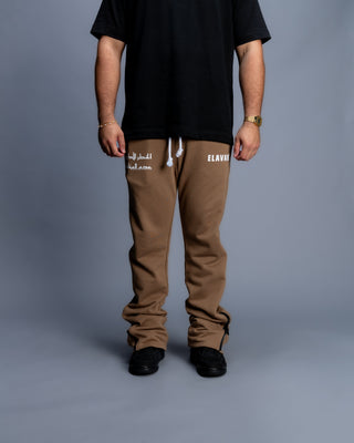 ELAVAR FLARED/REGULAR Sweats Brown