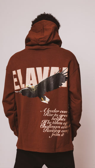 ELAVAR Eagle brown hoodie